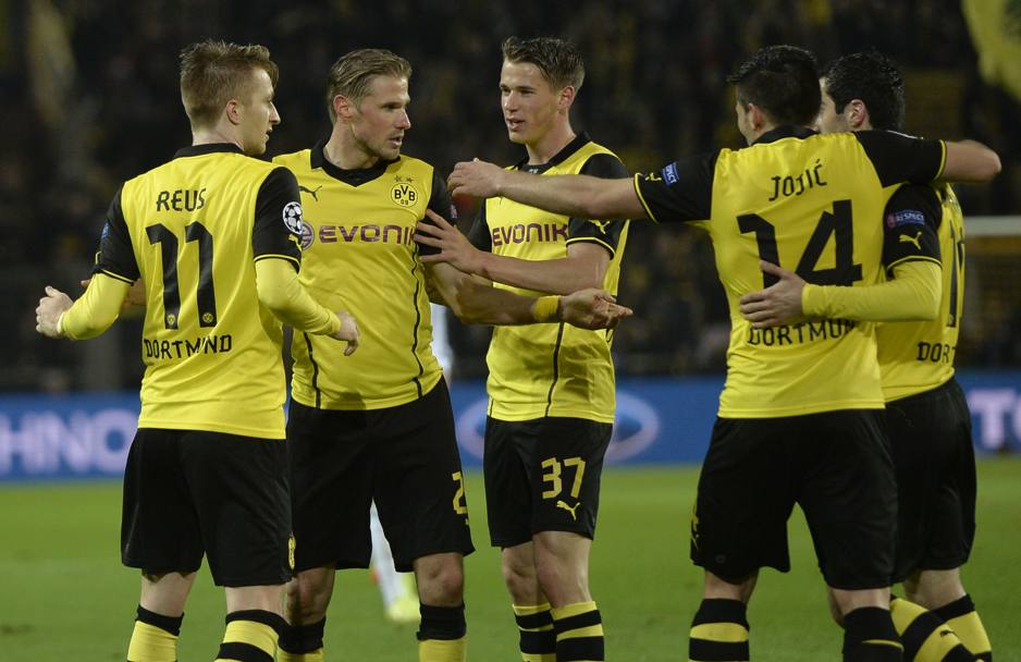 2-0 alla fine del primo tempo. A Dortmund credono nell&#39;impresa della rimonta dallo 0-3. Ap